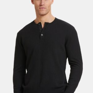 THE BARNA HENLEY SWEATER