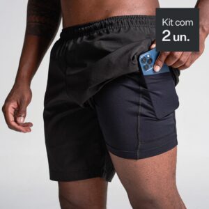 Kit 2x Fitness-Shorts